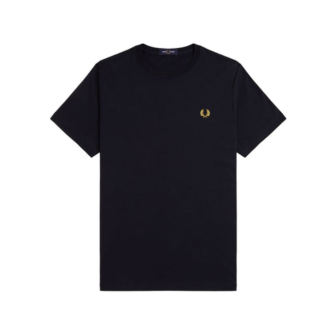 Fred Perry T-shirt T-shirt Uomo Crew Neck con ricamo S P25 - FRED PERRYM1600 - W75 - S - Francavilla Moda